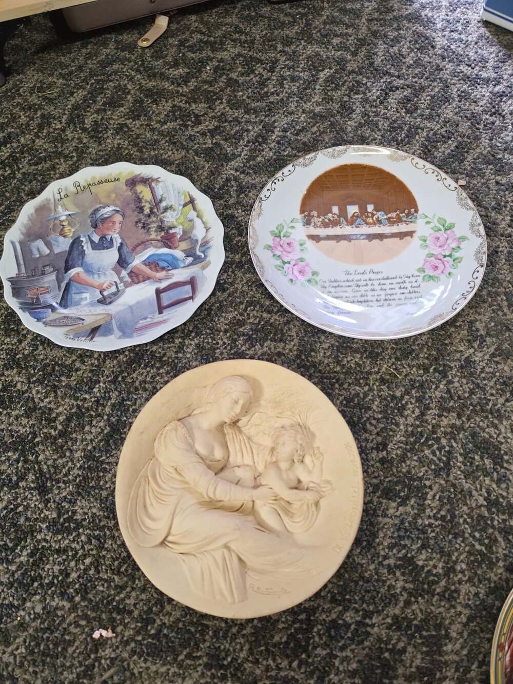 Studio Dante Di Volteradici Alberto Santangela Vintage Plate Madonna Beata